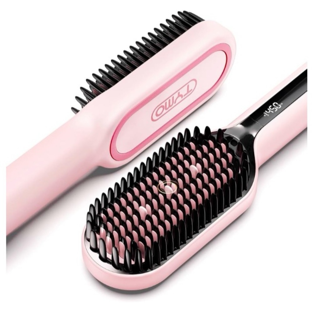 TYMO Pink Hair Ionia Plus Straightening Brush